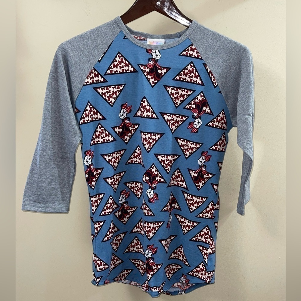 LuLaRoe Randy Disney Minnie Mouse Top Size XS
